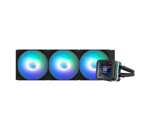 Система охлаждения Zalman CPU Liquid Cooler 360mm, ARGB, LCD Display, black