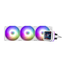 Система охлаждения Zalman CPU Liquid Cooler 360mm, ARGB, LCD Display, white