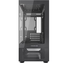 Powercase Vision Micro M2, Tempered Glass, чёрный, mATX  (CVMBM2-L0)