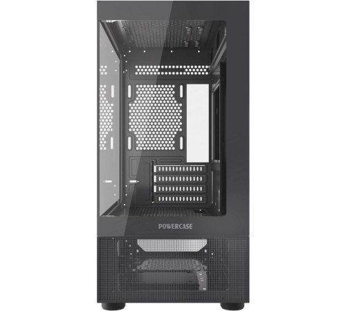 Powercase Vision Micro M2, Tempered Glass, чёрный, mATX  (CVMBM2-L0)