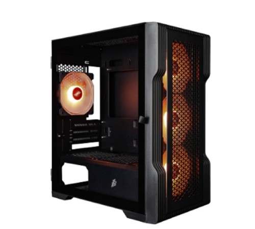 1STPLAYER TRILOBITE T3 ARGB Black / mATX / 4x120mm ARGB fans / T3-BK-4F7