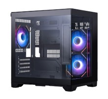 1STPLAYER MEGAVIEW MV5-TP ARGB Black / mATX / 3x120mm ARGB fans / MV5-TP-BK-2FC7R-1FC7