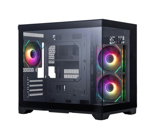 1STPLAYER MEGAVIEW MV6-TP ARGB Black / mATX / 3x120mm ARGB fans / MV6-TP-BK-2FC7R-1FC7 1STPLAYER MEGAVIEW MV6-TP ARGB Black / mATX / 3x120mm ARGB fans / MV6-TP-BK-2FC7R-1FC7