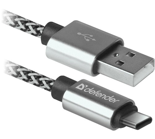 Кабель USB2.0 TO TYPE-C 1M WHITE USB09-03T 87815 DEFENDER Кабель USB2.0 TO TYPE-C 1M WHITE USB09-03T 87815 DEFENDER