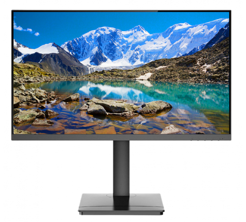 Монитор Fplus MO-24F129-HD черный 23.8'' 16:9 1920х1080(FHD) IPS, 75 Hz, 350cd/m2, H178°/V178°, 1000:1, 10M:1, 16.7M, 5ms, VGA, HDMI, DP, USB-Hub, Pivot, Tilt, Swivel, Speakers, Audio out, 2Y, (МИНПРОМТОРГ)