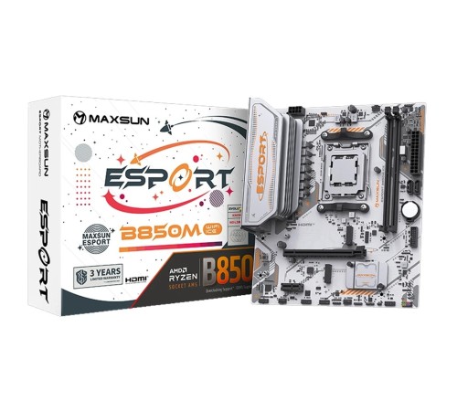 MAXSUN MS-eSport B850M WIFI ICE MAXSUN MS-eSport B850M WIFI ICE