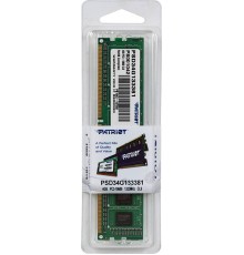 Модуль памяти DDR3 DIMM 4GB (PC3-10600) 1333MHz