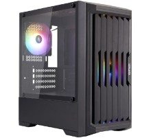1STPLAYER BULLET HUNTER H2 Black / mATX / 4x120mm FRGB fans / H2-BK-4F1