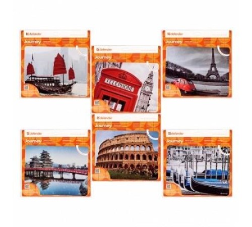 Defender Коврик для компьютерной мыши Journey 240x190x0.4 мм, 6 видов Defender Journey (50415)