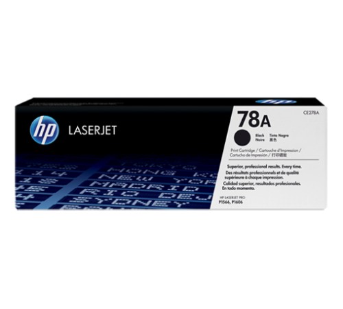 Картридж лазерный HP 78A CE278AC черный (2100стр.) для HP LJ P1566/P1606w/M1536 (техн.упак)