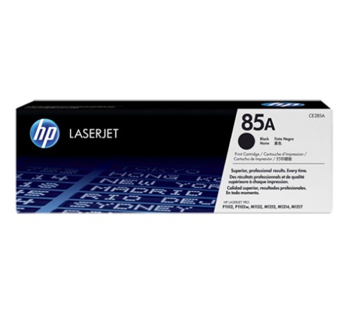 Картридж лазерный HP 85A CE285AC черный (1600стр.) для HP LJ P1102/P1102w (техн.упак)