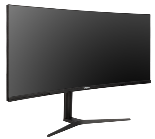 Монитор 38" IRBIS NobleView IPS 3840x1600, 75 Гц, 3 мс, 21:9, 300 кд/м², 1xHDMI, 1xDP, 1xUSB-C(65W), 2xUSB-A, 1xUSB-B, черный