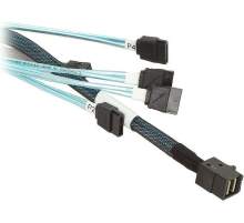 Кабель Cable SFF-8643 - 4*SATA (MiniSAS HD -to- 4*SATA), 1m (analog LSI00411, 2279800-R, L5-00221-00)
