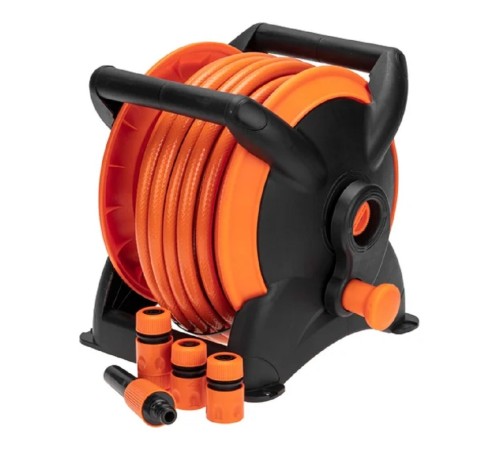Rexant (62-0267) Катушка со шлангом 1/2" 15м, 3 коннектора, 1 распылитель Rexant (62-0267) Катушка со шлангом 1/2" 15м, 3 коннектора, 1 распылитель