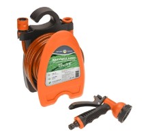 Rexant (62-0268) Катушка мини со шлангом, 10мм, 10м, пистолет-распылитель