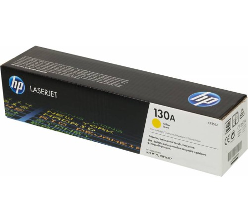 Картридж лазерный HP 130A CF352A желтый для HP M153/M176/M177 Картридж лазерный HP 130A CF352A желтый для HP M153/M176/M177
