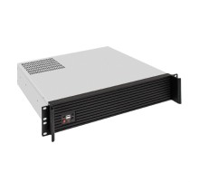 Exegate EX297727RUS Серверный корпус ExeGate Pro 2U400-04AL <RM 19", высота 2U, глубина 400, передняя панель - алюминий, без БП, 2*USB>
