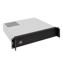 Exegate EX297727RUS Серверный корпус ExeGate Pro 2U400-04AL <RM 19", высота 2U, глубина 400, передняя панель - алюминий, без БП, 2*USB>