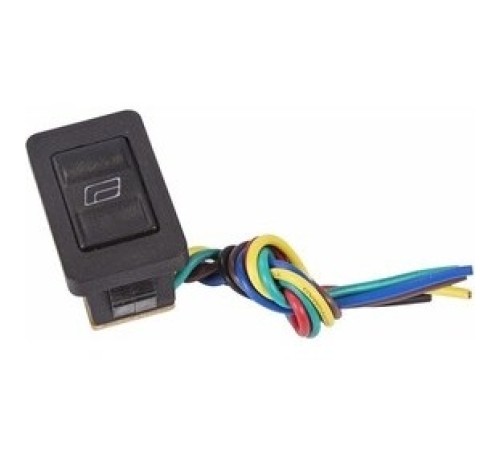Rexant 36-4430 Выключатель (стеклоподъемника) клавишный 12V 20А (6с) (ON)-OFF-(ON) черный с подсветкой и проводом Rexant 36-4430 Выключатель (стеклоподъемника) клавишный 12V 20А (6с) (ON)-OFF-(ON) черный с подсветкой и проводом
