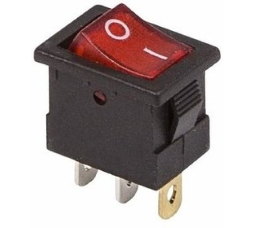 Rexant 36-2170 Выключатель клавишный 12V 15А (3с) ON-OFF красный с подсветкой Mini Rexant 36-2170 Выключатель клавишный 12V 15А (3с) ON-OFF красный с подсветкой Mini