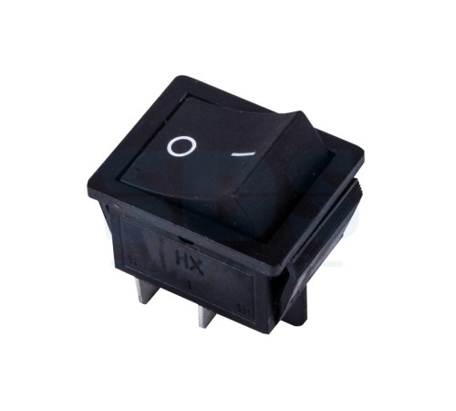 Rexant 36-2380 Выключатель клавишный 250V 15А (4с) (ON)-OFF черный  Б/Фикс