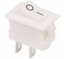 Rexant 36-2012 Выключатель клавишный 250V 3А (2с) ON-OFF белый  Micro