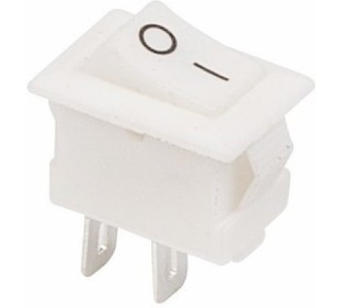 Rexant 36-2012 Выключатель клавишный 250V 3А (2с) ON-OFF белый  Micro