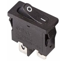 Rexant 36-2050 Выключатель клавишный 250V 6А (2с) ON-OFF черный  Mini