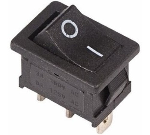 Rexant 36-2130 Выключатель клавишный 250V 6А (3с) ON-ON черный Mini Rexant 36-2130 Выключатель клавишный 250V 6А (3с) ON-ON черный Mini