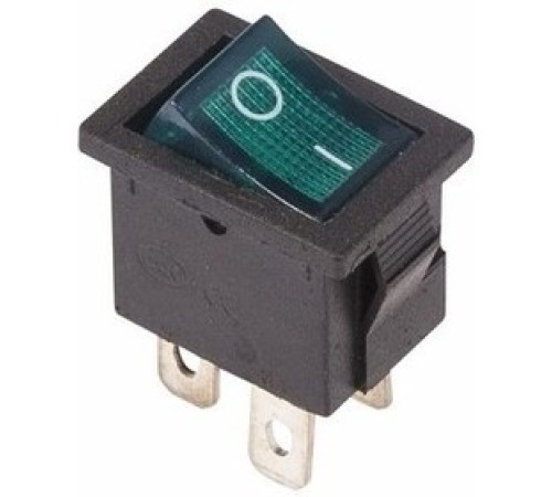 Rexant 36-2193 Выключатель клавишный 250V 6А (4с) ON-OFF зеленый с подсветкой Mini Rexant 36-2193 Выключатель клавишный 250V 6А (4с) ON-OFF зеленый с подсветкой Mini
