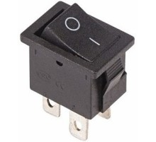 Rexant 36-2146 Выключатель клавишный 250V 6А (4с) ON-OFF черный  Mini