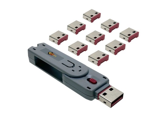 Espada USB блокиратор портов (в комплекте 10 заглушек) ELock10, Esterra (46006) Espada USB блокиратор портов (в комплекте 10 заглушек) ELock10, Esterra (46006)
