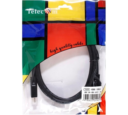 Кабель HDMI 19M/M,ver. 2.1, 8K@60 Hz 1.5m Telecom <TCG255-1.5M> VCOM Telecom TCG255-1.5M