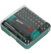 KRAFTOOL Набор Отвертка реверсивная с битами и адаптером, Cr-V, 32 предмета [26142-H32]