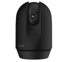 RUBETEK RV-3423/B Видеокамера поворотная Full HD (цв. чёрный), 2 Мп, 1/2.9'' CMOS, объектив 3.6 мм, ONVIF/WebRTC/RTSP, слот microSD, Wi-Fi 2.4/5 ГГц, IP20, пластик