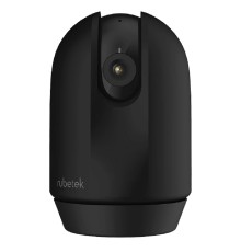 RUBETEK RV-3423/B Видеокамера поворотная Full HD (цв. чёрный), 2 Мп, 1/2.9'' CMOS, объектив 3.6 мм, ONVIF/WebRTC/RTSP, слот microSD, Wi-Fi 2.4/5 ГГц, IP20, пластик