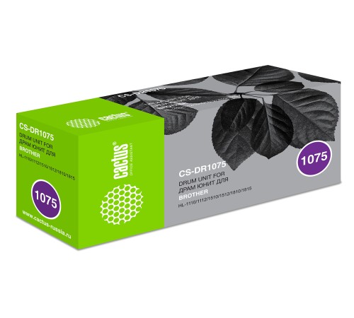 Блок фотобарабана Cactus CS-DR1075 DR-1075 черный ч/б:10000стр. для HL-1110/1112/1510/1512/1810/1815 Brother