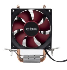 CBR-CC-2800-PWM Кулер для процессора, Al+Cu, 2 heat pipes, Socket 775/1155/1156/1150/1151/1200/1700/940/AM2/АМ2+/АМ3/AM3+/FM1/FM2/AM4/AM5, TDP 95W, 90mm Fan, 1600RPM, HB, 4pin, 26db
