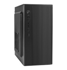 Корпус MINITOWER mATX W/PSU 2хUSB HD Audio черный BAA-408 EX298151RUS EXEGATE