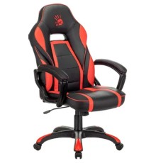 Кресло игровое A4Tech Bloody GC-350 черный/красный эко.кожа крестов. пластик черный (1392903)