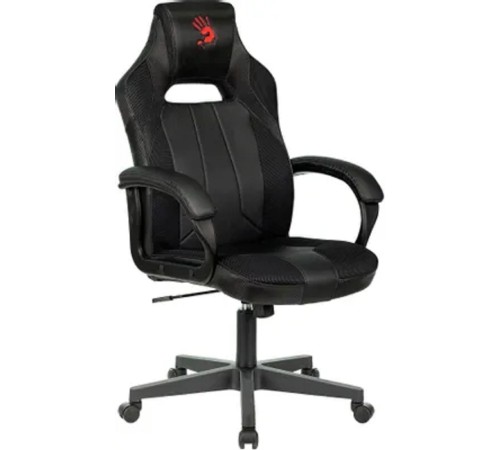 Кресло игровое A4Tech Bloody GC-200 черный эко.кожа крестов. (1361662)