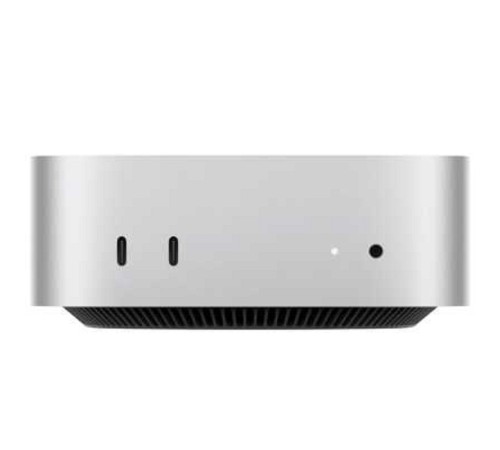 Apple Mac Mini 2024 [MU9E3LL/A] (КЛАВ.РУС.ГРАВ.) Silver {M4 10C CPU 10C GPU/16Gb/512Gb SSD} (A3238 США)