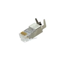 Разъемы RJ-45 для экранированной витой пары CAT6, калибр проводника 23 и 24AWG, диаметр изоляции жил до 1,5 мм Kramer CON-RJ45-2