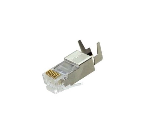 Разъемы RJ-45 для экранированной витой пары CAT6, калибр проводника 23 и 24AWG, диаметр изоляции жил до 1,5 мм Kramer CON-RJ45-2 Разъемы RJ-45 для экранированной витой пары CAT6, калибр проводника 23 и 24AWG, диаметр изоляции жил до 1,5 мм Kramer CON-RJ45-2