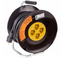 Proconnect 11-7608 Удлинитель силовой на катушке 4 гнезда с/з 20 м 3х1,5 мм OPTIMA PROCONNECT