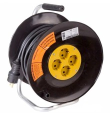 Proconnect 11-7608 Удлинитель силовой на катушке 4 гнезда с/з 20 м 3х1,5 мм OPTIMA PROCONNECT