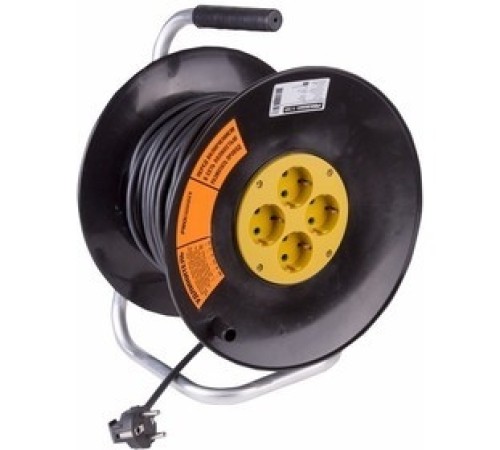 Proconnect 11-7610 Удлинитель силовой на катушке 4 гнезда с/з 40 м 3х1,5 мм OPTIMA PROCONNECT