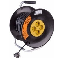 Proconnect 11-7611 Удлинитель силовой на катушке 4 гнезда с/з 50 м 3х1,5 мм OPTIMA PROCONNECT