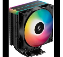 Кулер для процессора DEEPCOOL AG400 BK ARGB V2 черный 120мм алюминий+медь 2100rpm 31.6db 4-pin 220W 154мм