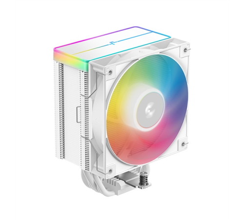 Кулер для процессора DEEPCOOL AG500 WH ARGB V2 белый 120мм алюминий+медь 1850rpm 29.4db 4-pin 240W 155мм Кулер для процессора DEEPCOOL AG500 WH ARGB V2 белый 120мм алюминий+медь 1850rpm 29.4db 4-pin 240W 155мм